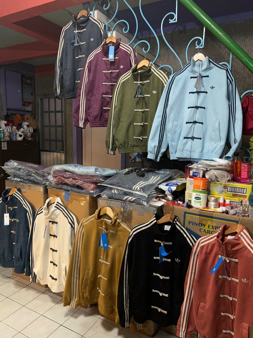 ADIDAS CHINESE NEW YEAR CNY JACKET (Category: Coats, Jackets and Outerwear) located in Taguig. Submitted by patrickbas46594 (Listing ID 1415812330, Image 1). Description: 𝐁𝐑𝐀𝐍𝐃𝐍𝐄𝐖 𝐖𝐈𝐓𝐇 𝐇𝐀𝐍𝐆𝐓𝐀𝐆 ‼️ Limited sizes available onhand 📌 PRE ORDER AVAILABLE FOR UNAVAILABLE SIZES/COLORS •| XS - 2XL| ✔️ Sizes onhand: S | M | L | XL •Sizes & price depends on the color of the jacket TAGUIG LOWER BICUTAN 📍 DM ME FOR MORE DETAILS 📩.