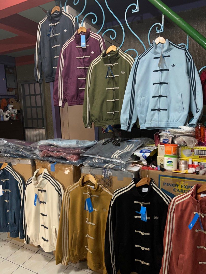 ADIDAS CHINESE NEW YEAR CNY JACKET (Category: Coats, Jackets and Outerwear) located in Taguig. Submitted by patrickbas46594 (Listing ID 1415812330, Image 2). Description: 𝐁𝐑𝐀𝐍𝐃𝐍𝐄𝐖 𝐖𝐈𝐓𝐇 𝐇𝐀𝐍𝐆𝐓𝐀𝐆 ‼️ Limited sizes available onhand 📌 PRE ORDER AVAILABLE FOR UNAVAILABLE SIZES/COLORS •| XS - 2XL| ✔️ Sizes onhand: S | M | L | XL •Sizes & price depends on the color of the jacket TAGUIG LOWER BICUTAN 📍 DM ME FOR MORE DETAILS 📩.