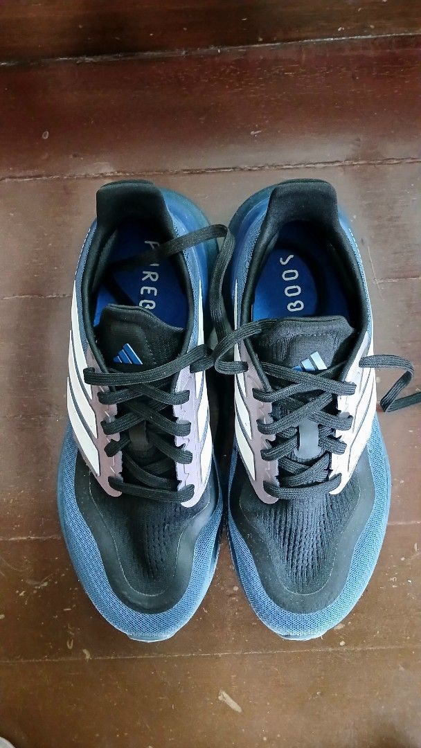 Adidas Pureboost 5 Running Shoes (Category: Sneakers) located in Quezon City. Submitted by iceegems (Listing ID 1415673653, Image 2). Description: RFS: Decluttering for my hubby para may space for new ones 😆 - Worn several times only - Bought early last year for SRP price - this one is really good for running and exercise but can be also worn for casual wear - box included MOP: Gcash or bank transfer only.