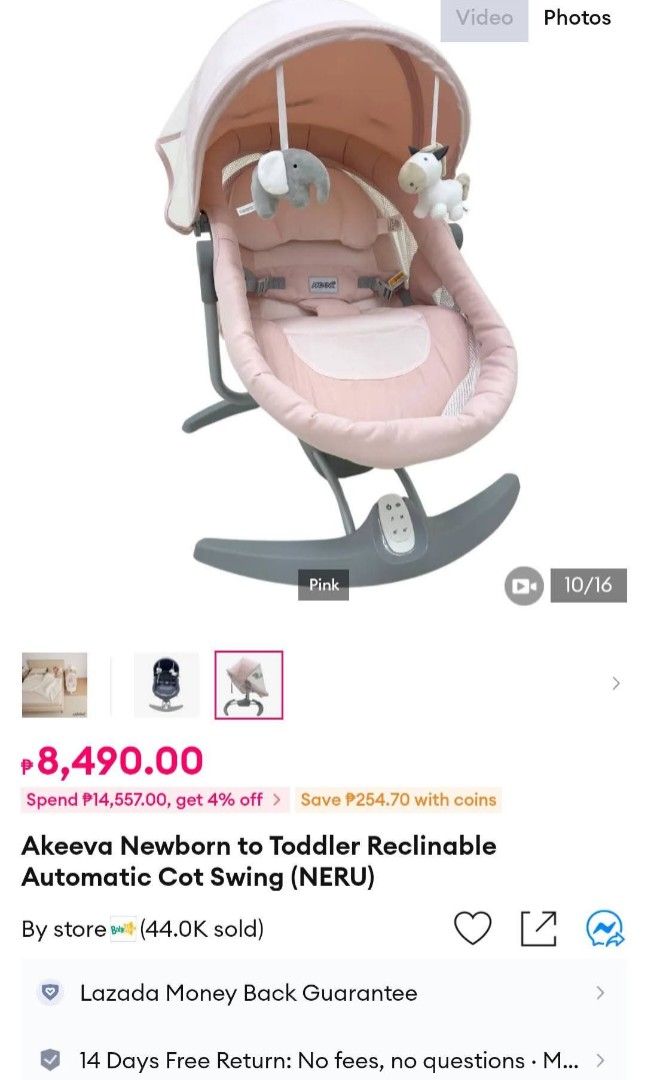 Akeeva automatic cot swing (Category: Cots & Cribs) located in Manila. Submitted by luxurylover88888 (Listing ID 1415646610, Image 2). Description: Baka meron may need Akeeva Newborn to Toddler Reclinable Automatic Cot Swing (NERU) Mall bought for around 8500 Selling for only 5k Complete with remote Newly washed Posted pic for reference kakalaba lang kasi, will send detailed pic for inquiry No box na Rarely used dalawa kasi crib n baby and malaki