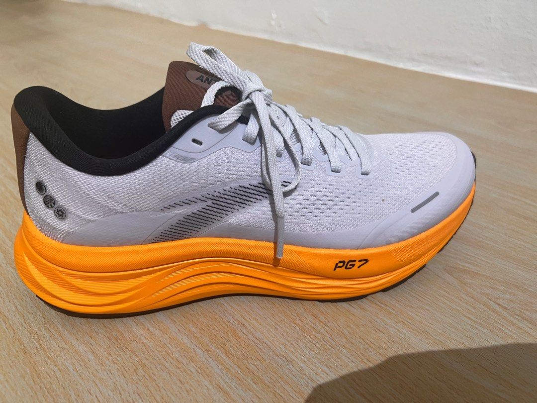 Anta PG7 (Category: Other Sports Equipment and Supplies) located in Ampang. Submitted by dayyanzafri (Listing ID 1415710621, Image 3). Description: Kasut baru.. pakai sekali je untuk try tapi size besar.. kasut memang selesa dan lembut.