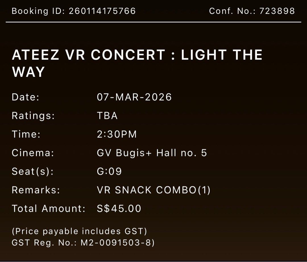 ATEEZ VR Concert Light The Way 07 Mar 2026, Tickets