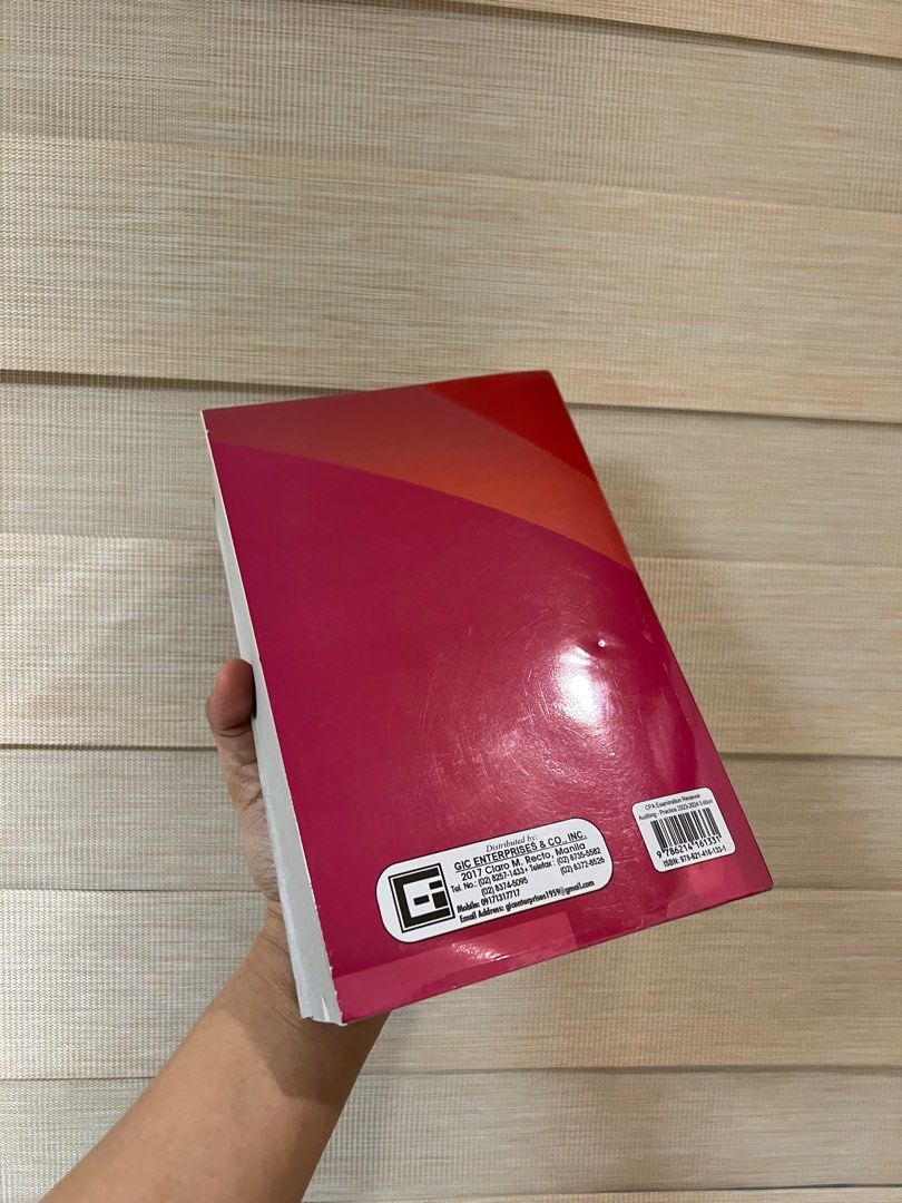 Auditing Practice 2023-2024 Edition (Category: Textbooks) located in Paranaque City. Submitted by promisells (Listing ID 1415636625, Image 2). Description: - Auditing Practice 2023-2024 Edition by Gerardo S. Roque - CPA Examination Reviewer - With plastic cover - Few annotations - Few loose pages but not missing .