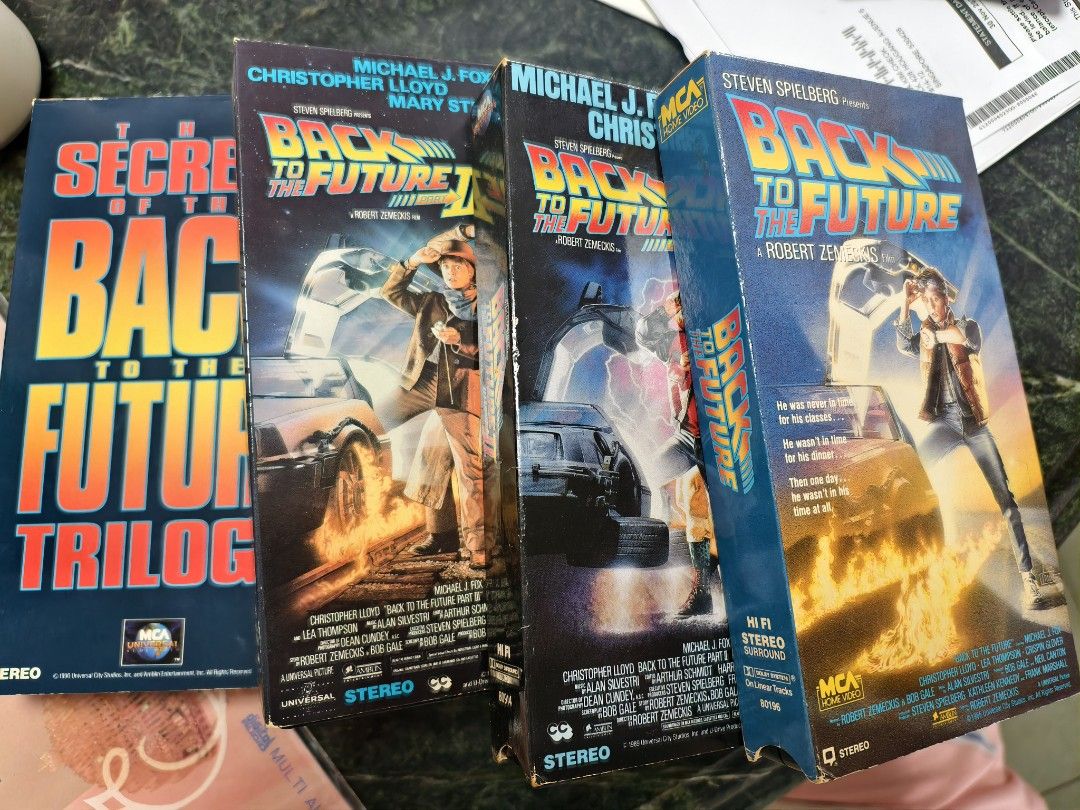 Back to the Future Trilogy VHS Set, Hobbies & Toys, Music & Media, CDs ...