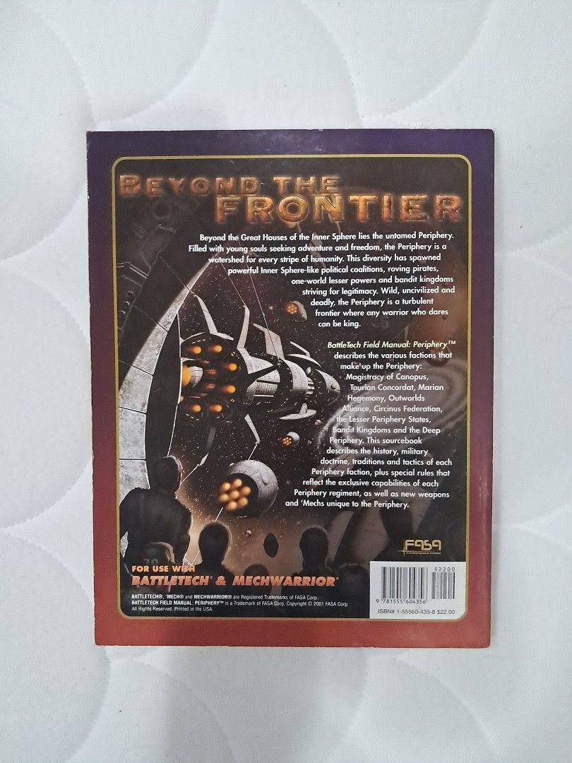 BattleTech Field Manual: Periphery, Hobbies & Toys, Books & Magazines ...