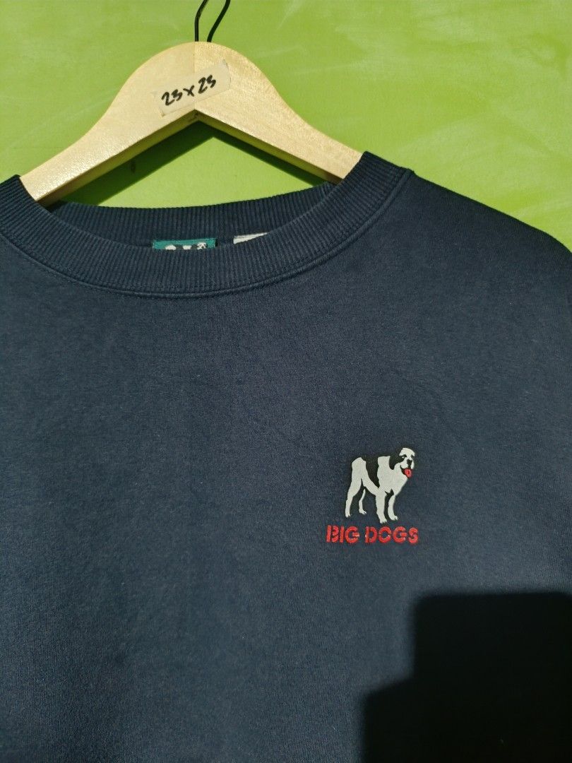 BIG DOGS SWEATSHIRT (DATED 1998) (Category: Hoodies) located in Pateros City. Submitted by thrifttheory.grt (Listing ID 1415701872, Image 2). Description: Size L on tag Dimensions: W - 27 L - 26 Color Rate: 9/10 Condition: 9/10 1k shipped 📍 location - Pateros Courier: J&T Express/Lalamove MOP: GCASH/MAYA 📌 NO CANCELLATION! 📌 NO REFUND 📌 GCASH ONLY, NO COD 📌 PAYMENT FIRST.
