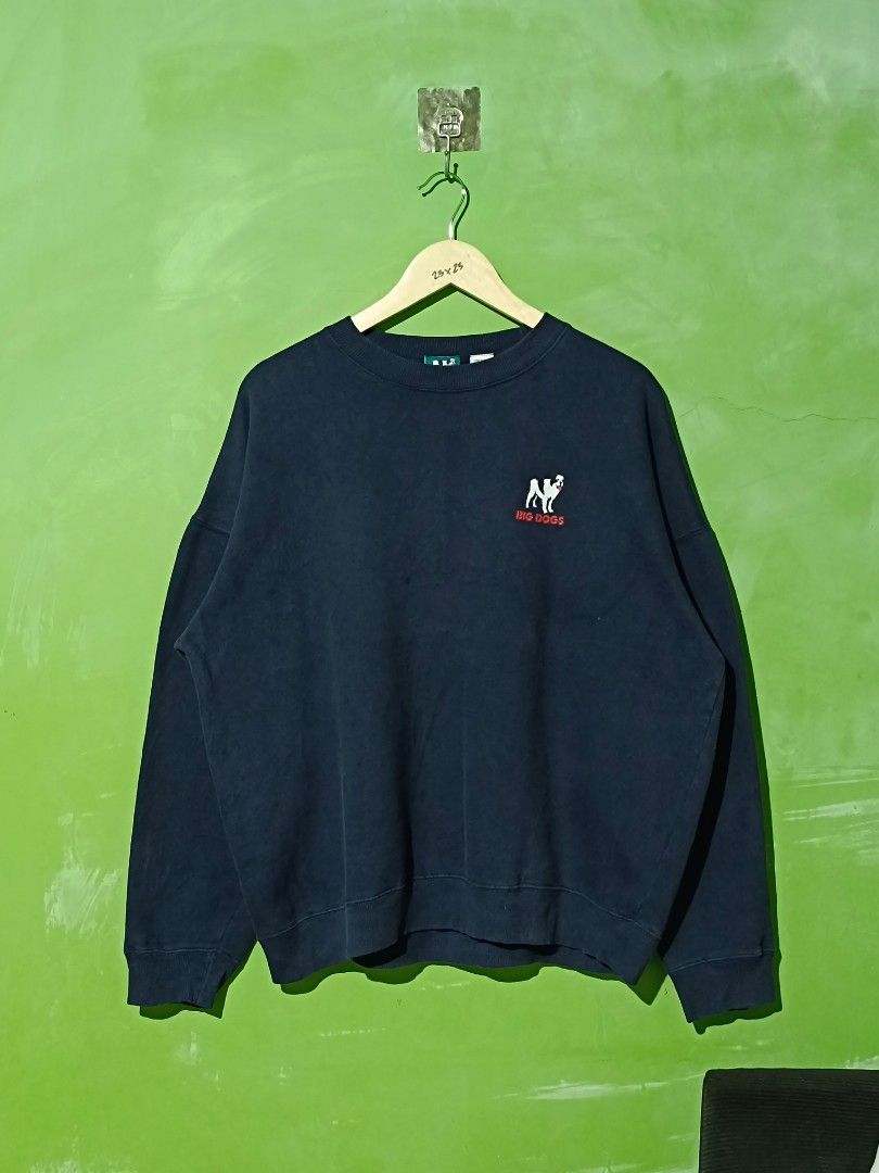 BIG DOGS SWEATSHIRT (DATED 1998) (Category: Hoodies) located in Pateros City. Submitted by thrifttheory.grt (Listing ID 1415701872, Image 1). Description: Size L on tag Dimensions: W - 27 L - 26 Color Rate: 9/10 Condition: 9/10 1k shipped 📍 location - Pateros Courier: J&T Express/Lalamove MOP: GCASH/MAYA 📌 NO CANCELLATION! 📌 NO REFUND 📌 GCASH ONLY, NO COD 📌 PAYMENT FIRST.