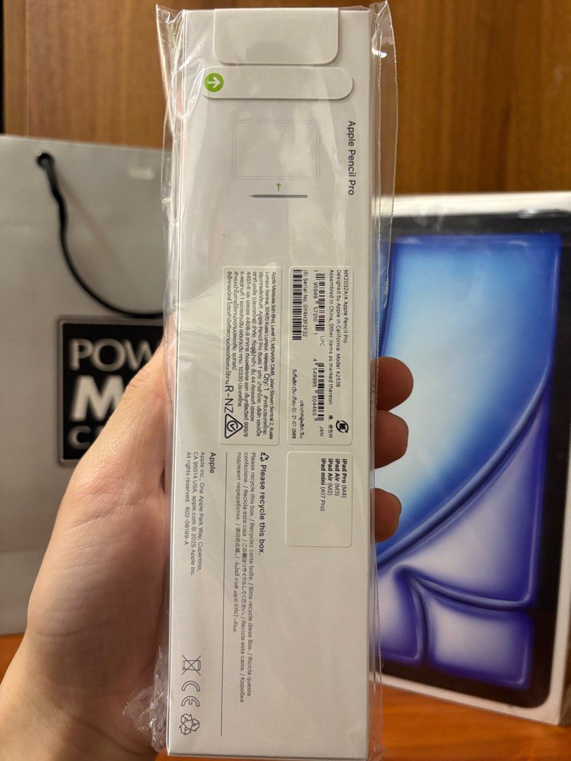 Brandnew Apple Pencil Pro (Category: iPad) located in San Carlos. Submitted by marco1199 (Listing ID 1415799858, Image 2). Description: Apple Pencil Pro Brandnew / Sealed Below SRP Open for COD.