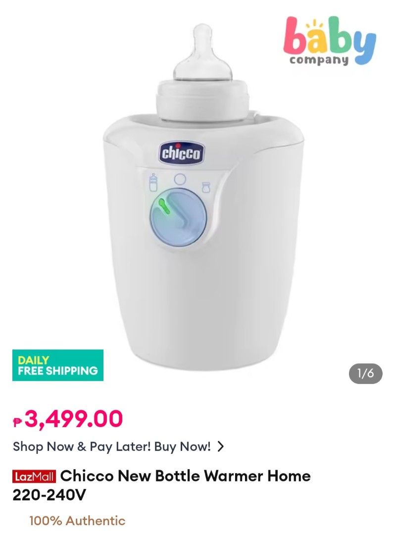 Chicco Home Bottle Warmer (Category: Breastfeeding & Bottle Feeding) located in Guinobatan. Submitted by mayrell128 (Listing ID 1415693364, Image 3). Description: - Heats milk and baby food in minutes. - Preserves milk properties. - Features a gradual warming function. - Compatible with most bottle sizes. - Includes power cord and user manual. -wellused but no issue. -free 2packs bm bags 30pcs each -rfs need funds for my son.