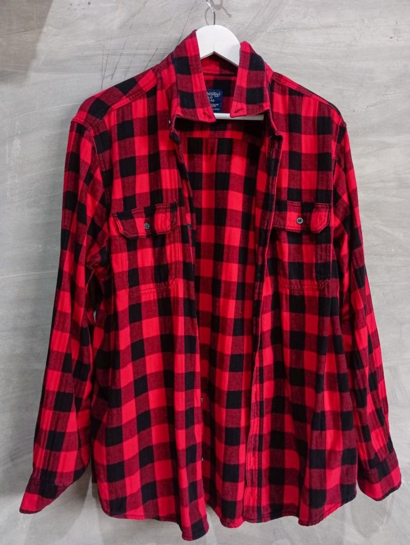 Faded Glory Flannel Plaid Shirt (Category: Tshirts & Polo Shirts ) located in Bulacan. Submitted by flipsrus (Listing ID 1415741861, Image 1). Description: - Size: L 23.5x29 dimension 9/10 Condition.