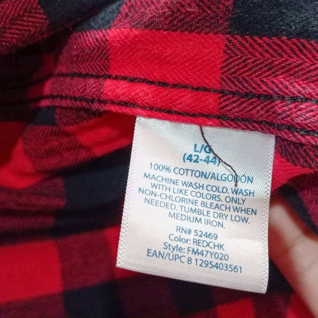 Faded Glory Flannel Plaid Shirt (Category: Tshirts & Polo Shirts ) located in Bulacan. Submitted by flipsrus (Listing ID 1415741861, Image 2). Description: - Size: L 23.5x29 dimension 9/10 Condition.