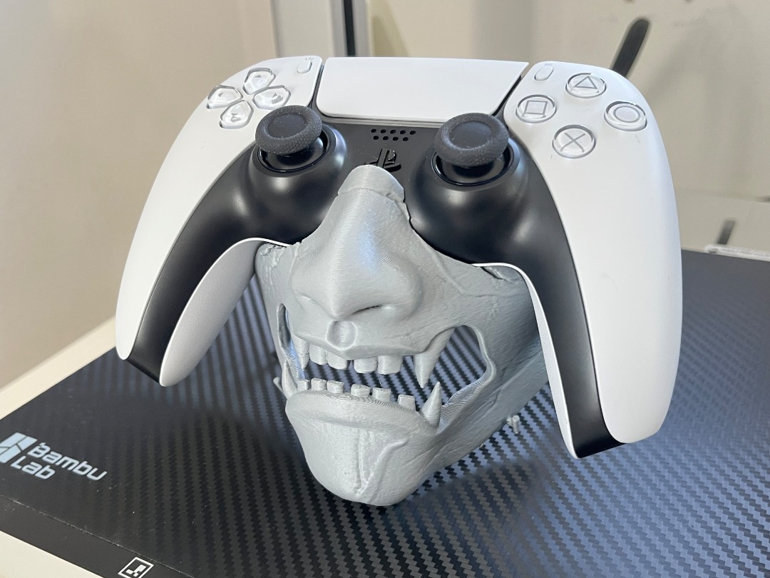 Ghost of Yōtei Ghost Mask DualSense Controller Holder | PS5 Display ...