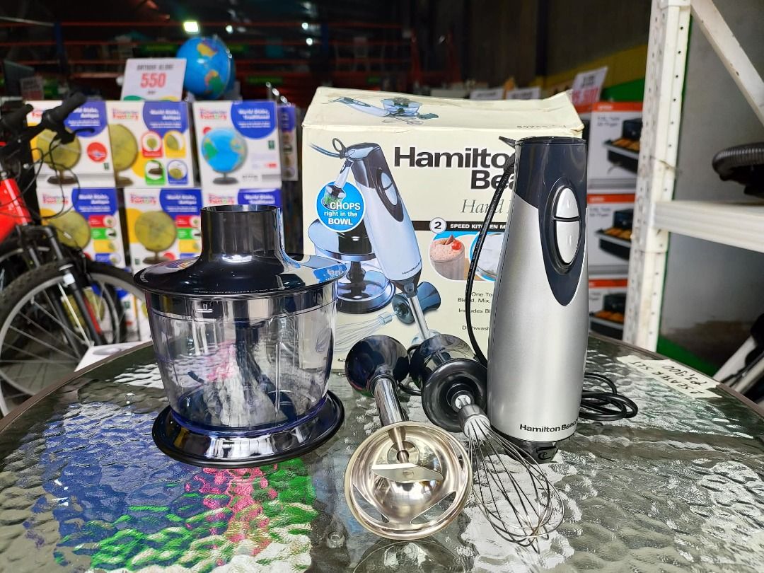 HAMILTON BEACH 2 SPEED HAND BLENDER (Category: Juicers, Blenders & Grinders) located in Muntinlupa City. Submitted by affordable_surplus.1 (Listing ID 1415679602, Image 1). Description: HAMILTON BEACH 2 SPEED HAND BLENDER PRICE: 1,950 Tunasan Muntinlupa Location Contact Reine For More Info- 09611741423.