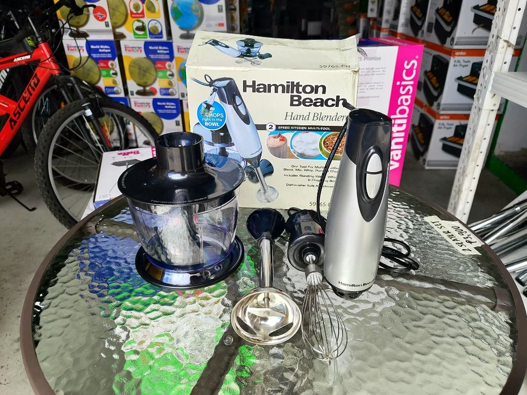 HAMILTON BEACH 2 SPEED HAND BLENDER (Category: Juicers, Blenders & Grinders) located in Muntinlupa City. Submitted by affordable_surplus.1 (Listing ID 1415679602, Image 3). Description: HAMILTON BEACH 2 SPEED HAND BLENDER PRICE: 1,950 Tunasan Muntinlupa Location Contact Reine For More Info- 09611741423.