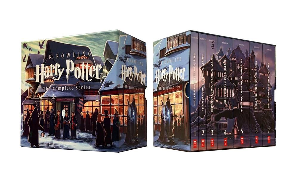 Harry Potter Book Set (Category: Storybooks) located in Manila. Submitted by tokimiii (Listing ID 1398710441, Image 2). Description: 🌟 Complete set of all seven Harry Potter books. 🌟 Includes: 'Harry Potter and the Sorcerer's Stone', 'Harry Potter and the Chamber of Secrets', 'Harry Potter and the Prisoner of Azkaban', 'Harry Potter and the Goblet of Fire', 'Harry Potter and the Order of the Phoenix', 'Harry Potter and the Half-Blood Prince', a