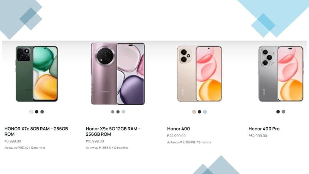 Honor Series (Category: Android Others) located in Manila. Submitted by mhyne002 (Listing ID 1415698648, Image 2). Description: 📣📣 Get the HONOR PHONES with hassle-free, Easy Payments and Fast Approval‼️📣📣 🎯 Great Value for Money - High-end specs into more affordable prices 📸 Strong Camera Capabilities ⚡ AI-Driven Features 🔋 Long Battery Life & Fast Charging 📶 Good Performance 📱 Competitive Display and Design 🌐 Full Android Experience �