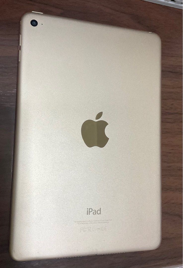 Ipad mini 4 128gb (Category: iPad) located in Quezon City. Submitted by jumpystreet (Listing ID 1415745396, Image 2). Description: Ipad mini 4 128gb. No issues. Item is good. Inclusions: Box, Ipad case, screen protector and charger.