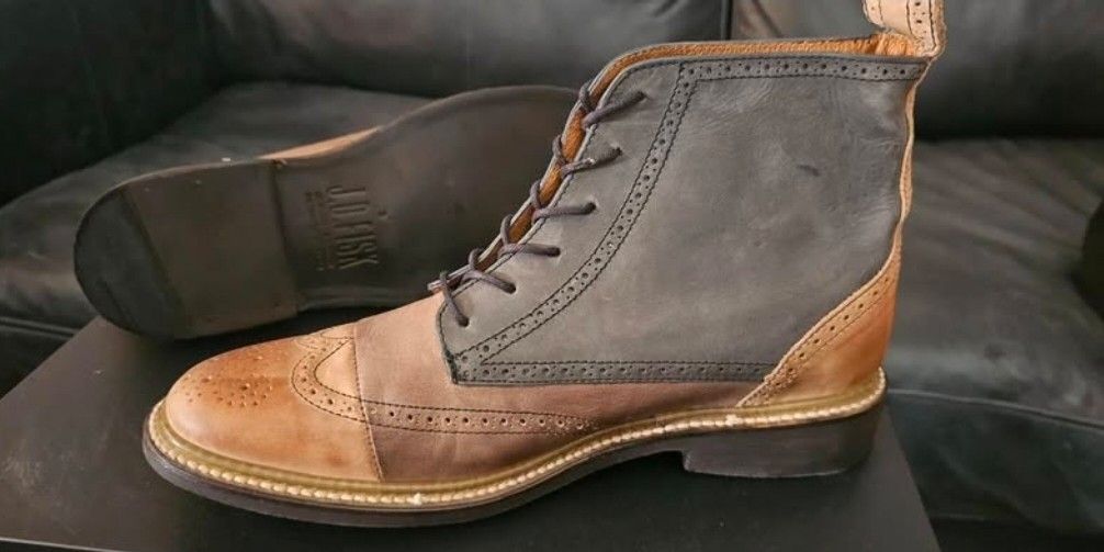 J.D. Fisk Nicholson - Nicholson Boots (Category: Boots) located in Tagaytay City. Submitted by android011 (Listing ID 1415645735, Image 1). Description: J.D. Fisk Nicholson - Nicholson Boots Multi leather Size: US 9 / UK 8.5 / EUR 42.5 From US Brandnew For pick up only.