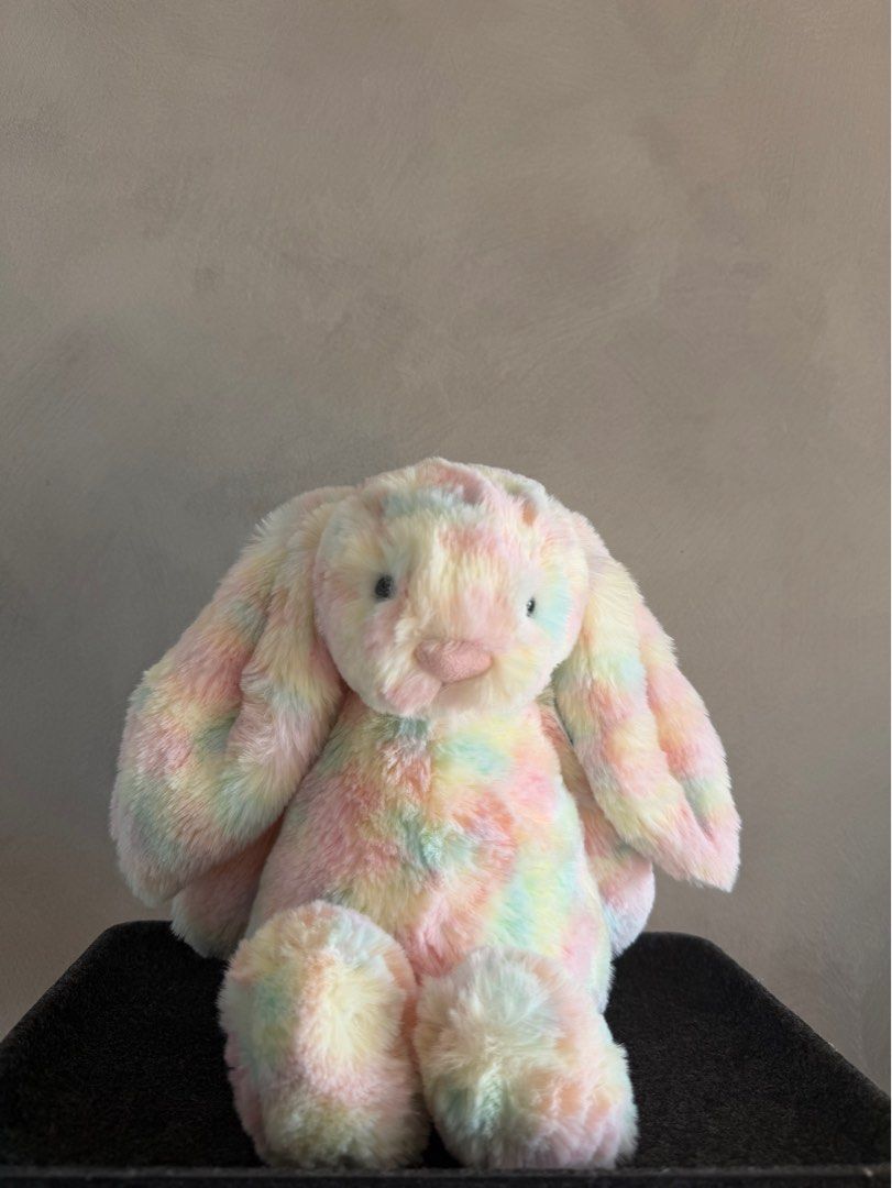 Jellycat Luxe Bunny Lazulia 中國限定幻彩色兔仔, 兒童＆孕婦用品