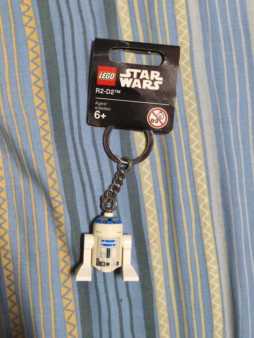 LEGO Star Wars R2-D2 Keychain (Category: Character Goods) located in Quezon City. Submitted by declutterwithnari (Listing ID 1415747523, Image 1). Description: - LEGO Star Wars: R2-D2, with tag :) very cute for star wars fans - Last price posted! mop: GCash (payment first) mod: Lalamove, GrabExpress, J&T (item + sf) rfs: decluttering.