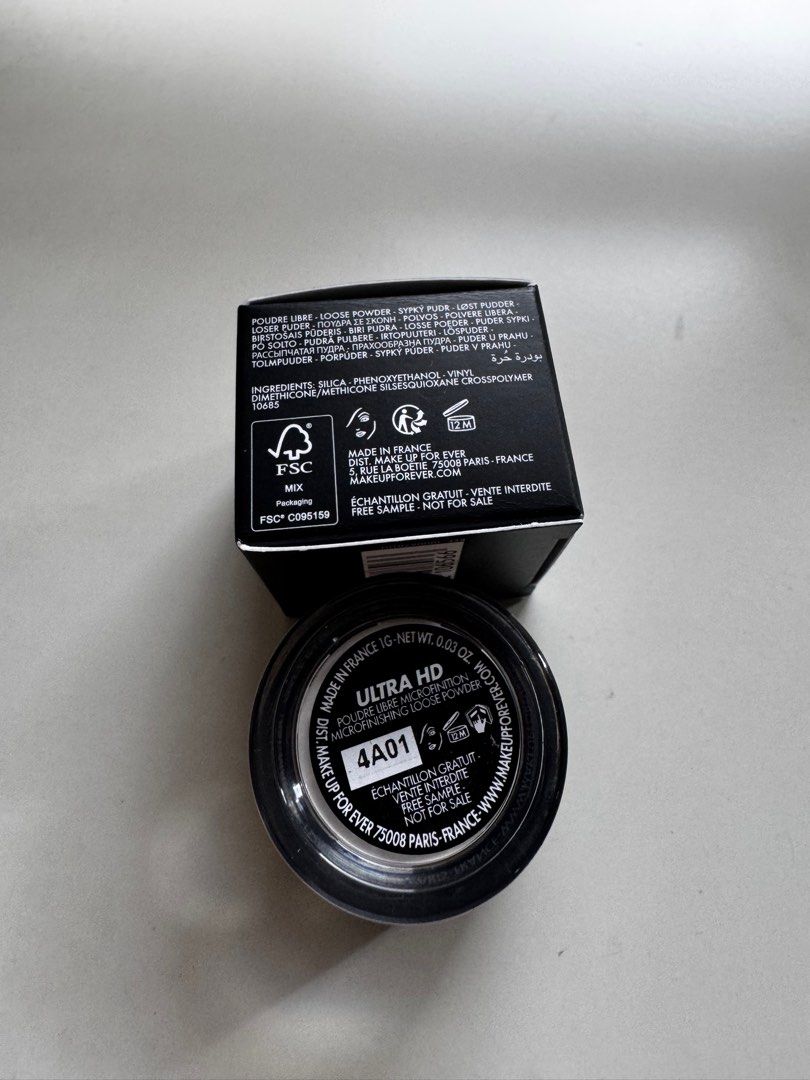 Make Up For Ever Ultra HD Loose Powder (Category: Makeup) located in Quezon City. Submitted by mkr888 (Listing ID 1415685949, Image 3). Description: Hi! Selling my make up for ever ultra hd loose powder (1g). This is mini size. Guaranteed authentic. :) Payment method: Gcash/Maya Thank you! :).