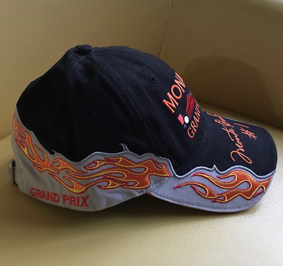 Monaco Grand Prix Monte Carlo #1 Cap (Category: Looking For) located in Tarlac. Submitted by greatfindstrlc (Listing ID 1415821131, Image 2). Description: SHERRY USA Black Grand Prix Racing Cap, Vintage 90’s, little dusty but un-used. .