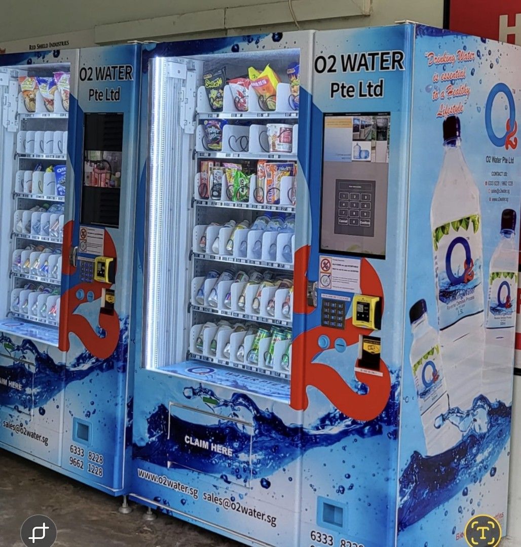 O2 Water Machine O2 Water Vending Machine, Everything Else on Carousell