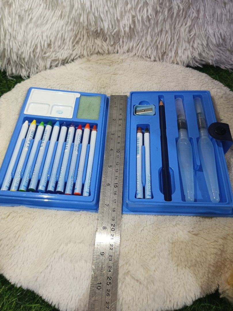 Pentel Aquash 12 Colors Art Set (Category: Craft Supplies & Tools) located in San Pablo. Submitted by xamthing_cute (Listing ID 1415753409, Image 1). Description: Pentel Aquash 12 Colors -Lightly used P150.00 ❗❗❗AS IS manage your expectations. MOD: Flash Express only (hindi po ito same day delivery, kayo po ang magbabayad ng shipping fee, no rush shipping) MOP: GCash (payment muna bago shipping), NO COD.