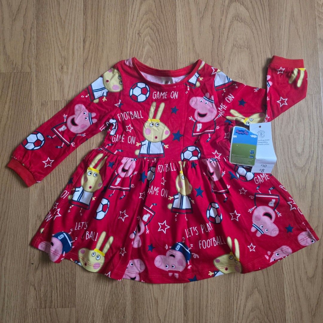 peppa pig dress (Category: Babies & Kids Fashion) located in Cebu City. Submitted by myflee_shop (Listing ID 1415769583, Image 1). Description: fits 18m bnwt peppa dress from UK 250.