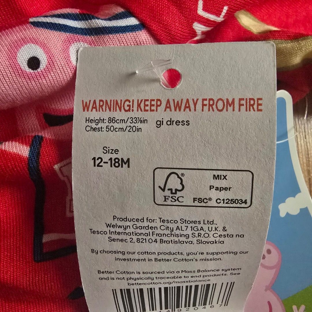 peppa pig dress (Category: Babies & Kids Fashion) located in Cebu City. Submitted by myflee_shop (Listing ID 1415769583, Image 3). Description: fits 18m bnwt peppa dress from UK 250.