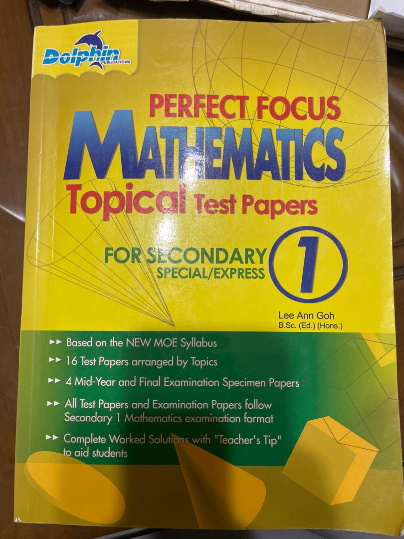 Perfect Focus Mathematics Topical Test Papers Secondary 1, Hobbies ...