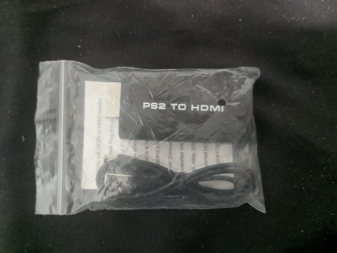 PS2 TO HDMI CONVERTER FOR PS2 (Negotiable) (Category: Cables & Chargers) located in Las Pinas. Submitted by gamechangers.ph (Listing ID 1415819112, Image 1). Description: | LISTING DESCRIPTION (PLEASE READ) | Php 150 - 1pc PS2 to HDMI Converter Adapter with micro-USB to USB cable. (Product does not come with a box but will be packaged securely upon shipping) - Upscales games from 480i to 480p/1080i - Will NOT WORK with the PS2's backwards compati