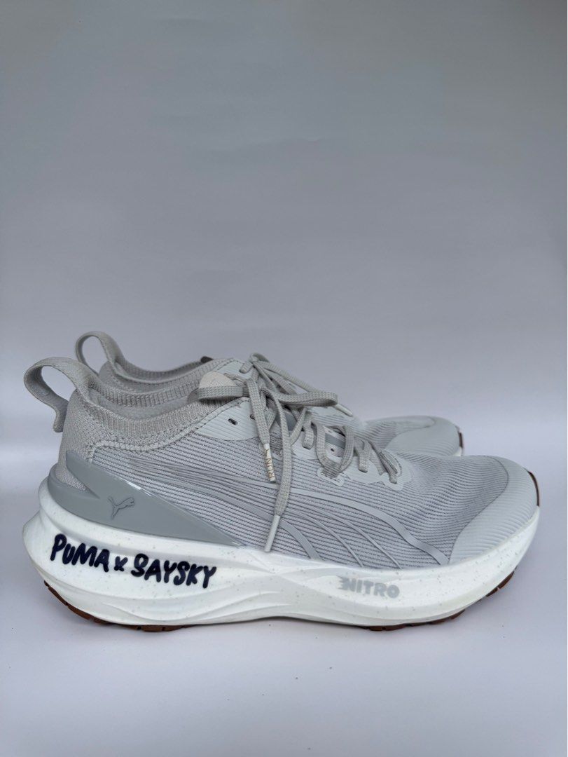Puma x Saysky Foreverrun Nitro 2 Running Shoes (Category: Sneakers) located in Calamba. Submitted by happymom02 (Listing ID 1415760121, Image 2). Description: Size US 9. Used only few times..