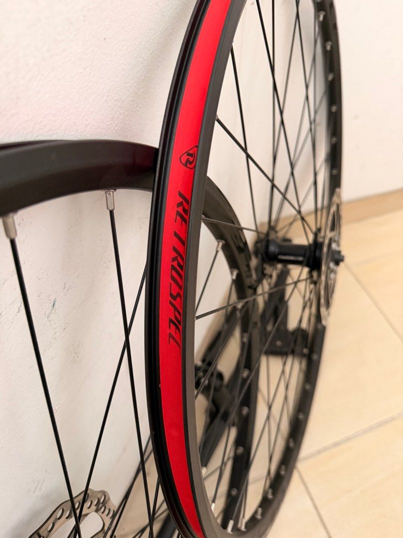 Retrospec Wheelset with Disc Brakes and Cassette, Sports Equipment ...