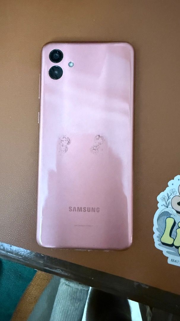 Samsung A04 (Category: Samsung) located in Cavite. Submitted by dontwastemytimeking (Listing ID 1415632695, Image 1). Description: Used for testing apps (company phone), otherwise, not used at all This is a budget-friendly Android smartphone from Samsung, released in late 2022, tailored for the Philippine market with NTC approval. The model SM-A047F matches the Galaxy A04 series, featuring a 6.5-inch HD+ PLS LCD display (720 x 1600 pixels, ~270 p