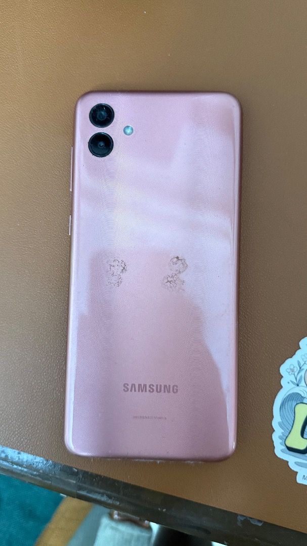 Samsung A04 (Category: Samsung) located in Cavite. Submitted by dontwastemytimeking (Listing ID 1415632695, Image 2). Description: Used for testing apps (company phone), otherwise, not used at all This is a budget-friendly Android smartphone from Samsung, released in late 2022, tailored for the Philippine market with NTC approval. The model SM-A047F matches the Galaxy A04 series, featuring a 6.5-inch HD+ PLS LCD display (720 x 1600 pixels, ~270 p