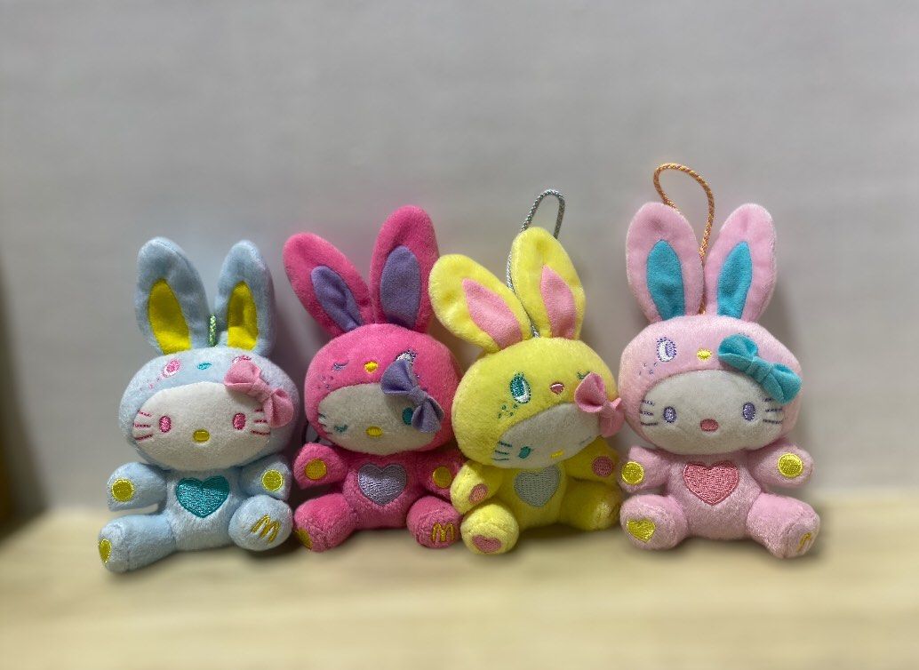 Sanrio Hello kitty rare bag charm plushies bundle💕 (Category: Character Goods) located in Manila. Submitted by blc.iea (Listing ID 1415795114, Image 1). Description: FREE SHIPPING‼️📌 Cute Mcdo hello kitty Sanrio bag charm💕 ▪️Preloved Japan Surplus Items. ▪️As is pls manage your expectation ▪️Bawal sa maseselan ▪️Gcash Payment ▪️Courrier J&T only. ▪️No rush shipping📌.