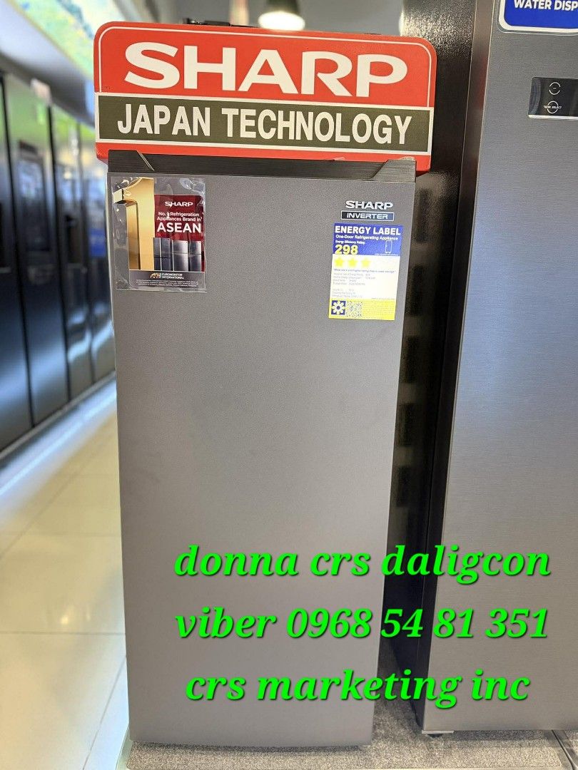 Sharp refrigerator (Category: Refrigerators and Freezers) located in Manila. Submitted by donnasagao03665 (Listing ID 1415769292, Image 2). Description: 🟧 SHARP REF / DIRECT COOL INVERTER SJDL53DXSRG 🟧 DIRECT COOL INVERTER SJDL53DXSRG 5.3 - 11,300 PRICE MAY CHANGE WITHOUT PRIOR NOTICE 1 YR WARRANTY PARTS AND SERVICE 10 YRS WARRANTY ON COMPRESSOR SHARP HOME SERVICE BRANDNEW AND SEALED CRS MARKETING INC CAIMITO PLACE CALOOCAN CASH ON DELIVERY, GC
