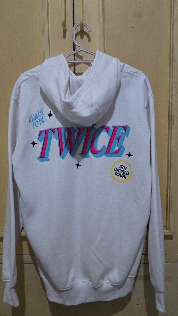 Twice Ready To Be Bulacan Hoodie Medium (Category: Coats, Jackets and Outerwear) located in Batangas. Submitted by minashiii (Listing ID 1415780397, Image 2). Description: TWICE Ready To Be Bulacan Hoodie size medium worn once or twice hehe bought for 3k .