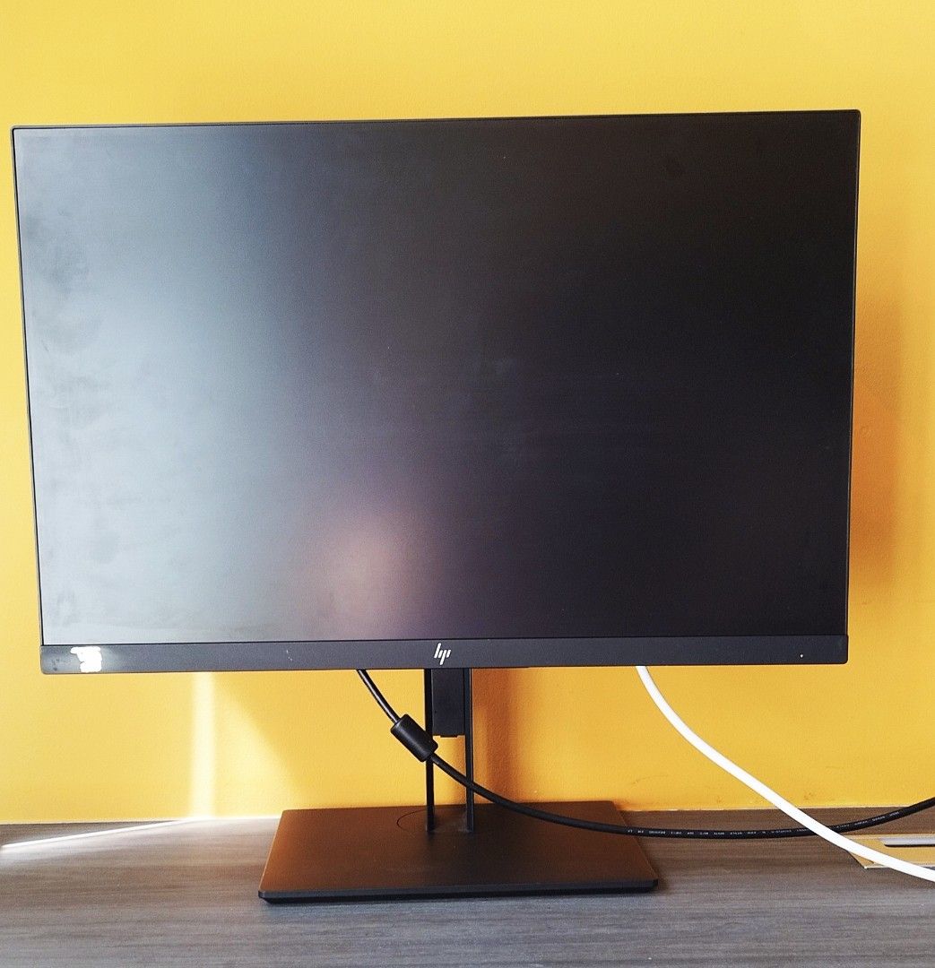 Ultra Slim & Narrow Frame! Swivel IPS 24” FHD LED Monitor, Model: HP ...