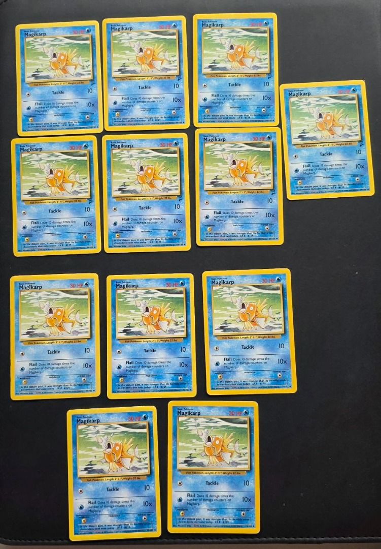 [Vintage] Magikarp #35 and Magikarp #50 - Pokemon Base Set (Sold ...