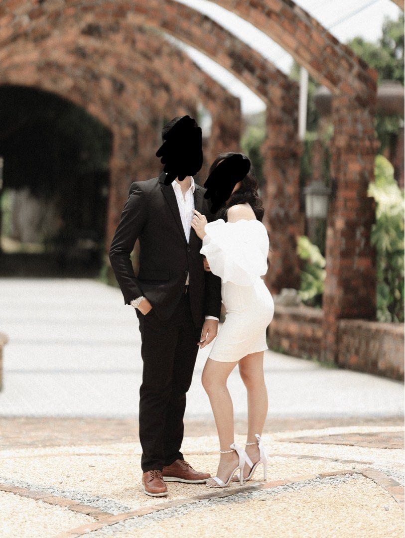 White Heels with Pearl Ankle Strap (Category: Heels) located in Manila. Submitted by katreena_ (Listing ID 1415730165, Image 2). Description: Worn once for our prenup photoshoot - White heels / wedding shoes / prenup - with pearl ankle strap, ribbon - Slender stiletto heel - Open-toe design - Ideal for special occasions and formal wear Label says size 5, but I’m usually a size 6 and it fits me..