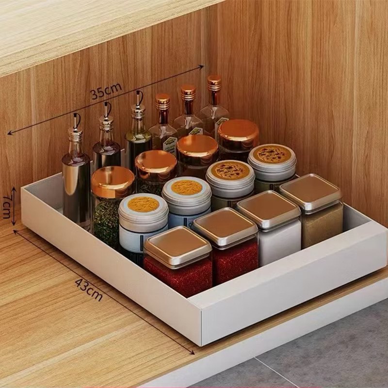 White Kitchen Spice Rack Organizer, Furniture & Home Living ...