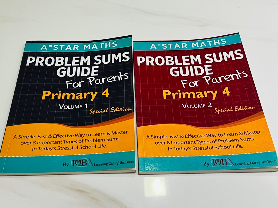A Star Maths Problem Sums Guide for Parents Primary 4, Hobbies & Toys ...
