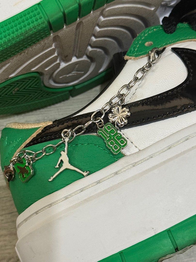 Air Jordan 1 Elevate Low SE "Lucky Green" (Category: Sneakers) located in Quezon City. Submitted by mintconditionph (Listing ID 1415831348, Image 2). Description: Size - 8.5W 25.5CM.