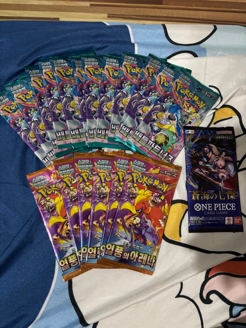 [ALL 19 PACKS FOR $32 ONLY] Pokemon head wave arena/scarlet and violet ...