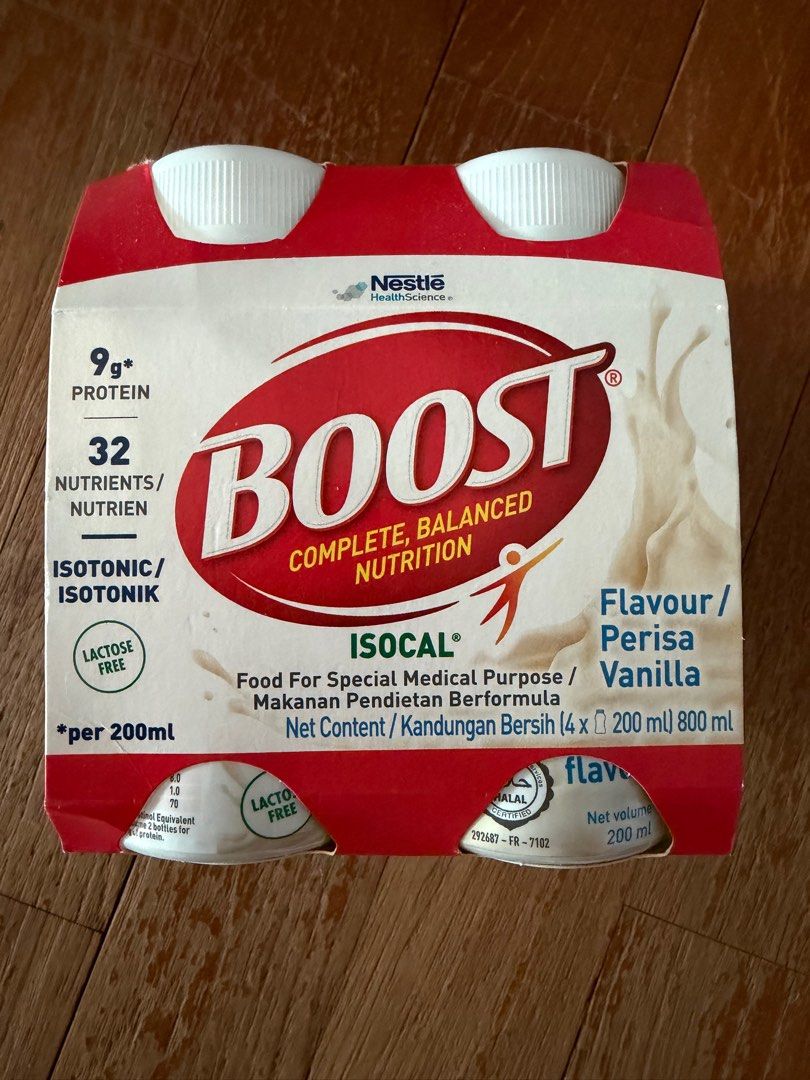 Boost Isocal - Vanilla Flavour (200ml), Health & Nutrition, Health ...