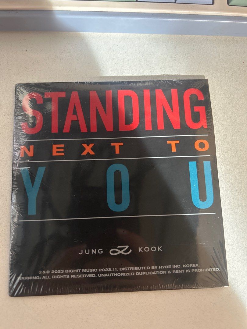 BTS Jung Kook Standing Next To You CD (Category: CDs & DVDs) located in Quezon City. Submitted by gel.declutters (Listing ID 1415893055, Image 1). Description: sealed, slighty nego.