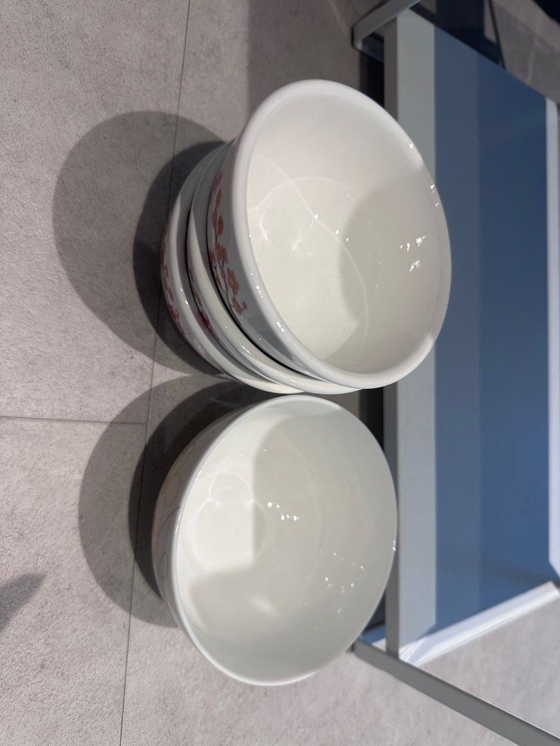 Ceramic Bowls with Floral Design503741553585039361