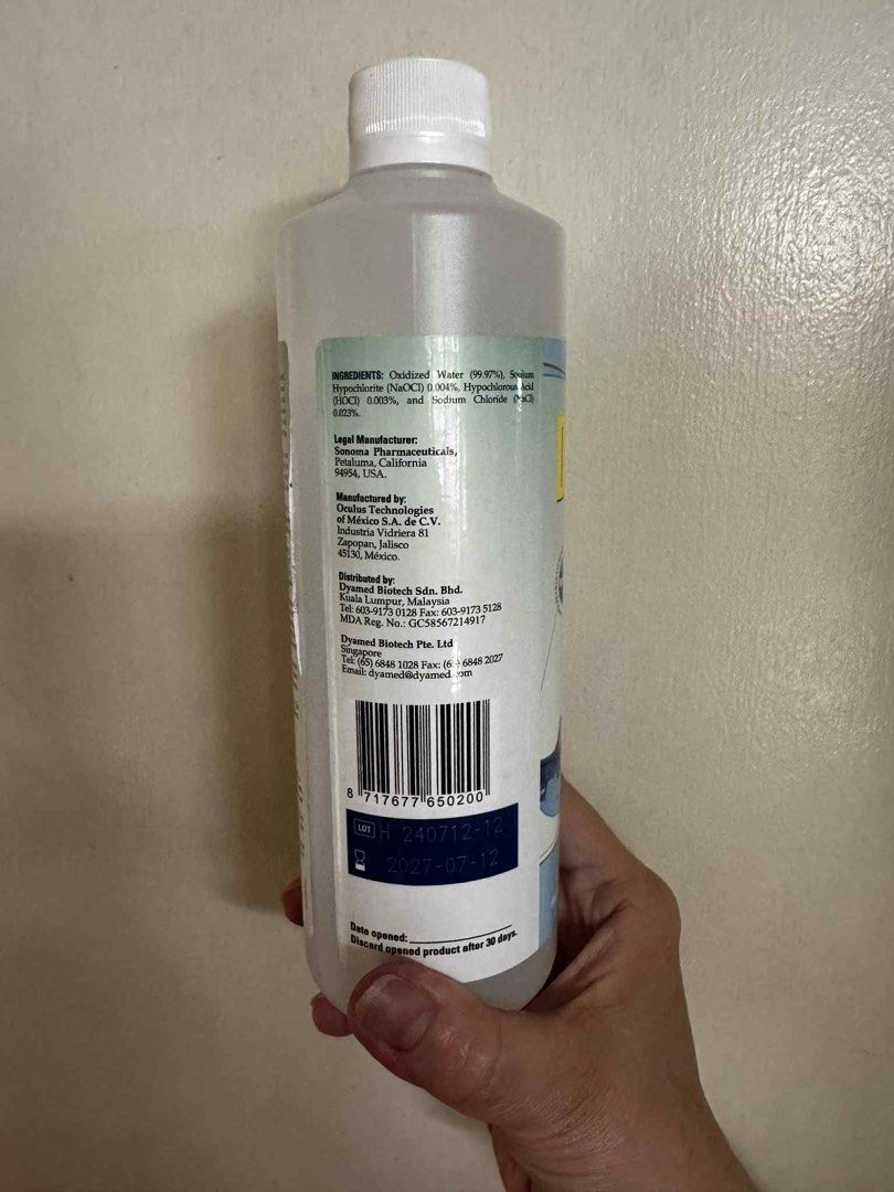 Dermacyn Wound Care Solution (Category: Face Care) located in Quezon City. Submitted by sof1958 (Listing ID 1415853285, Image 2). Description: For wound solution.